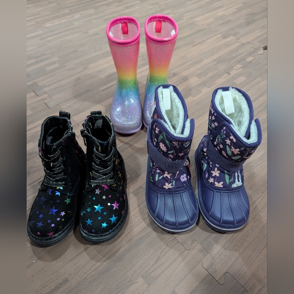 Colorful Kids Boots Set